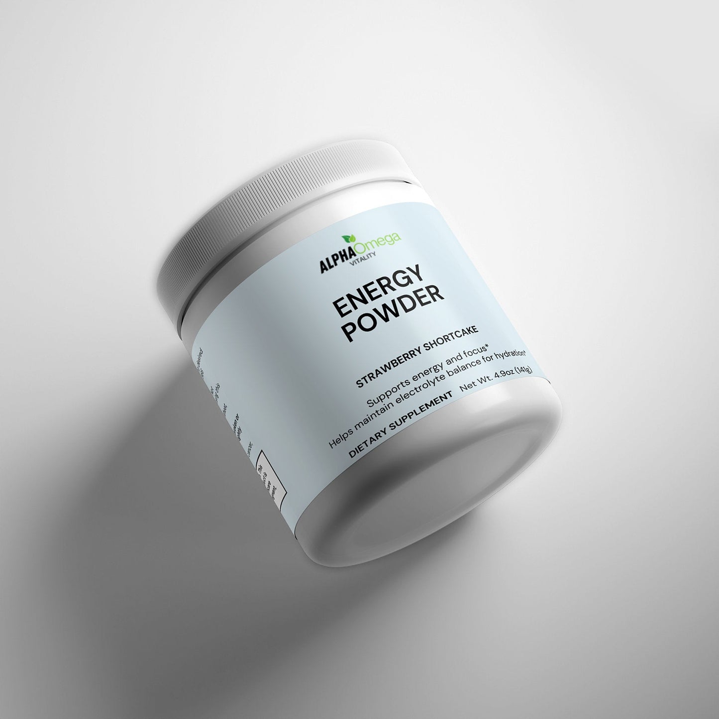 Natural Energy Supplement - Strawberry Shortcake