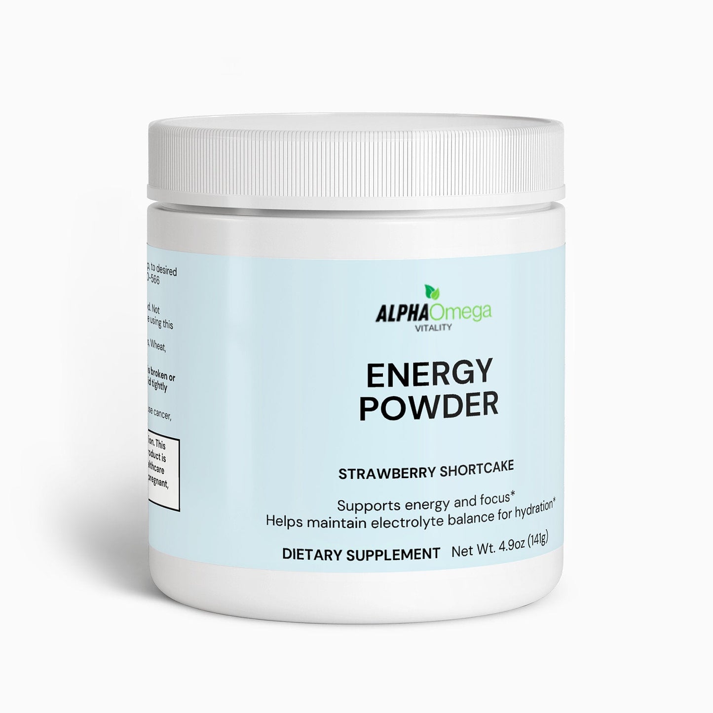 Natural Energy Supplement - Strawberry Shortcake