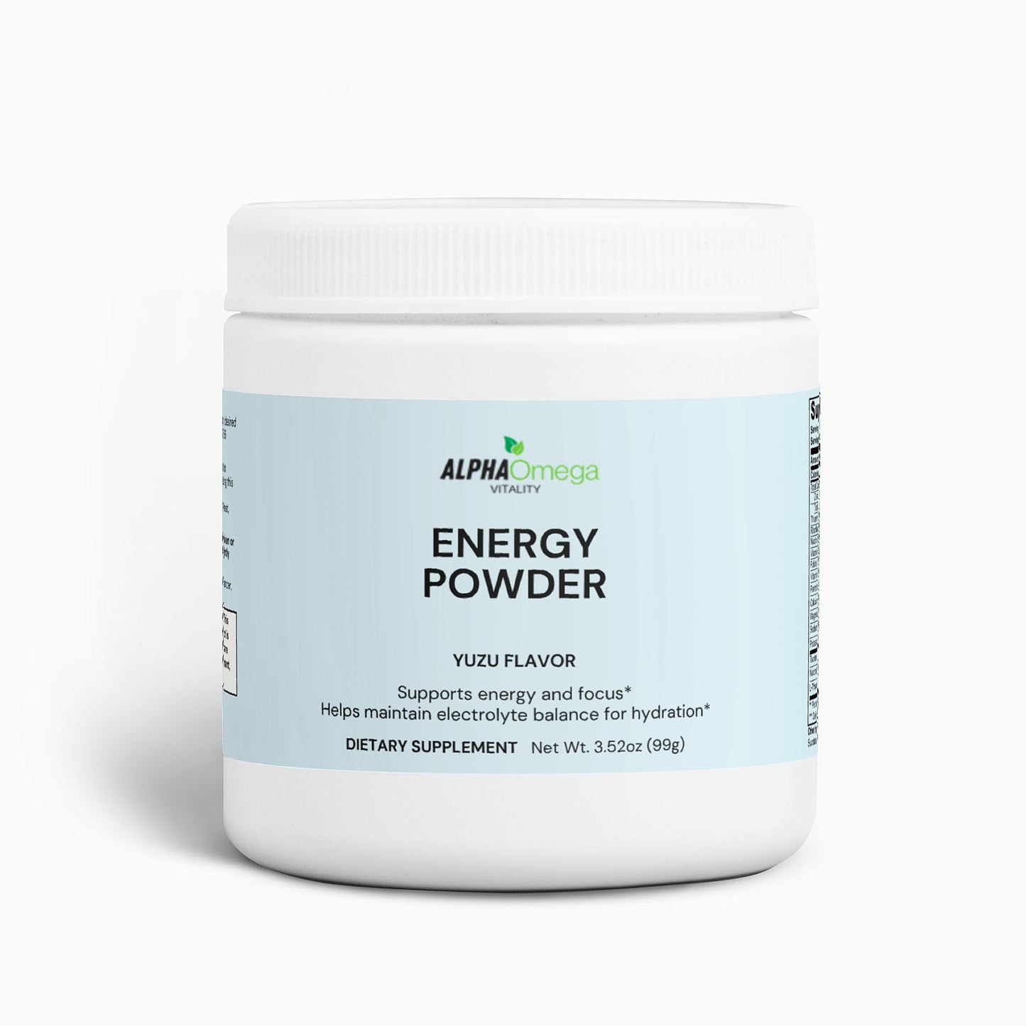 Natural Energy Supplement - Yuzu Flavor