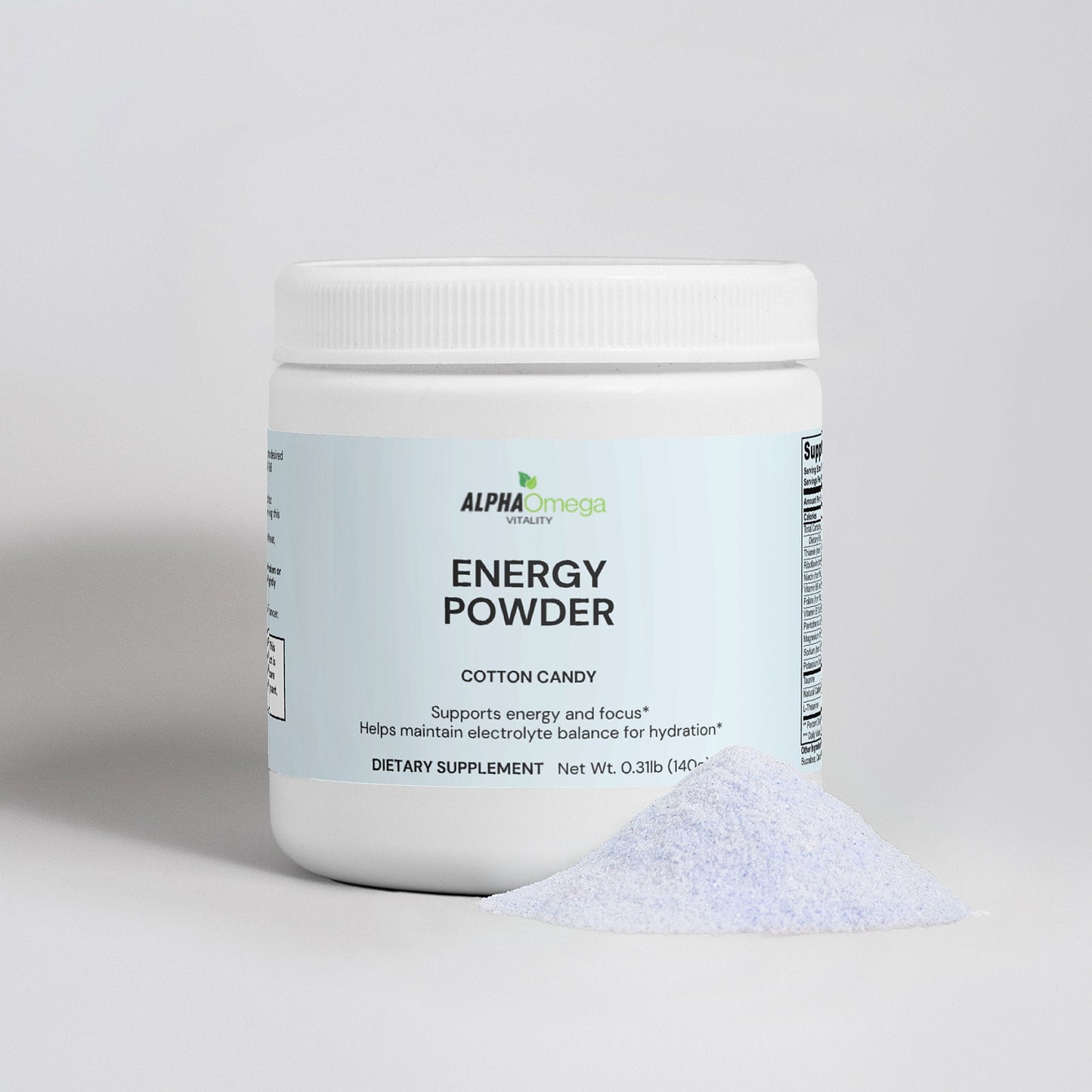 Natural Energy Supplement - Cotton Candy
