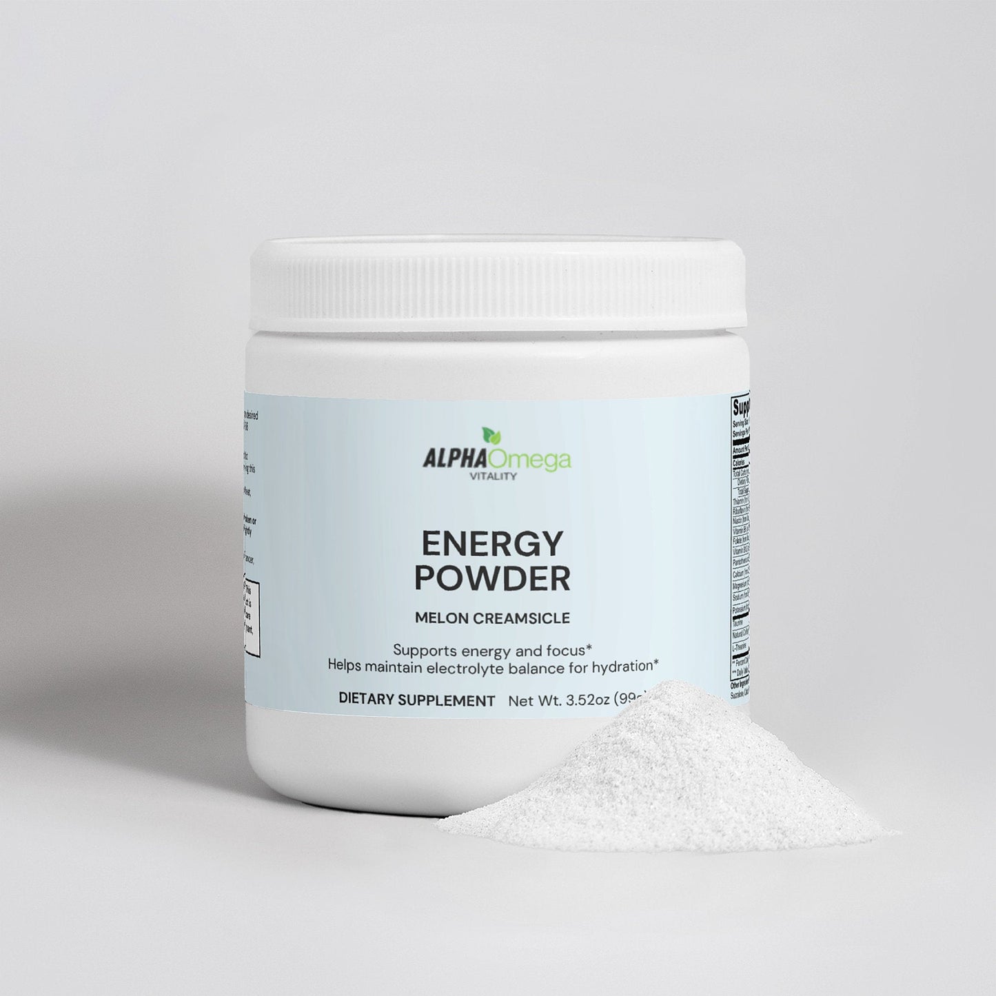 Natural Energy Supplement - Melon Creamsicle