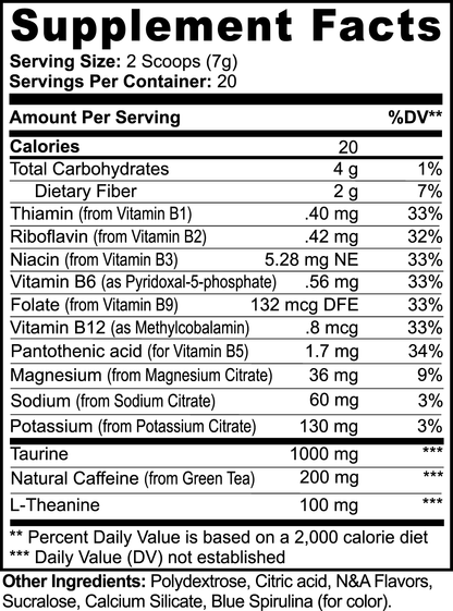 Natural Energy Supplement - Cotton Candy