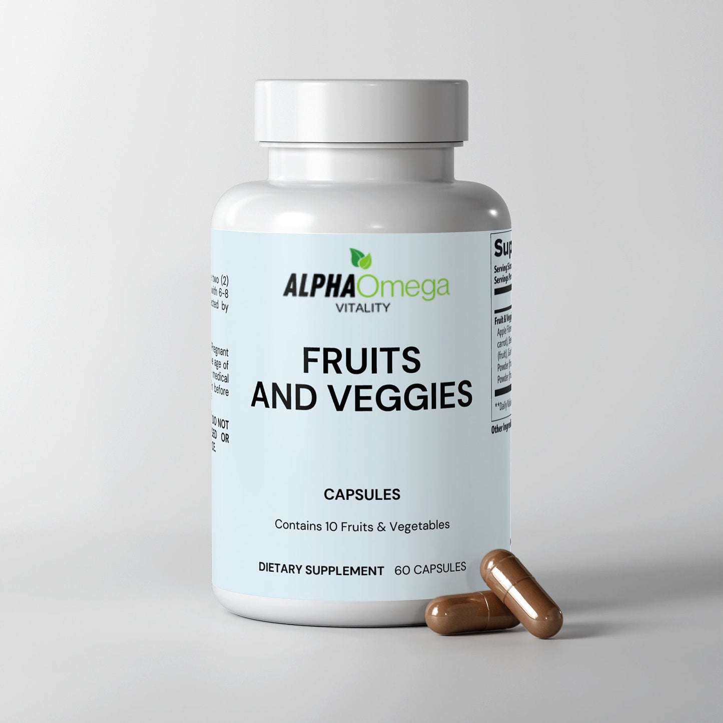 Natural Fruits and Veggies Capsules
