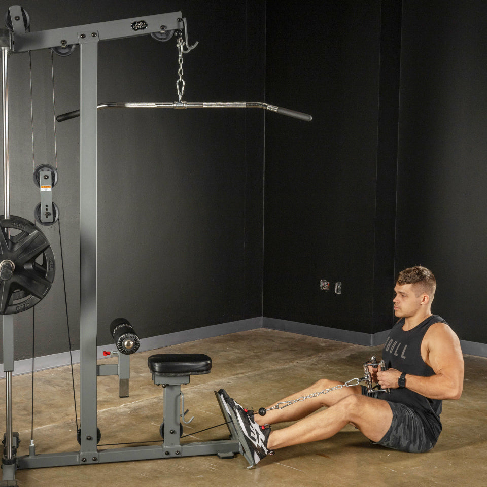 Lat Pull-Down Machine with Low-Row
