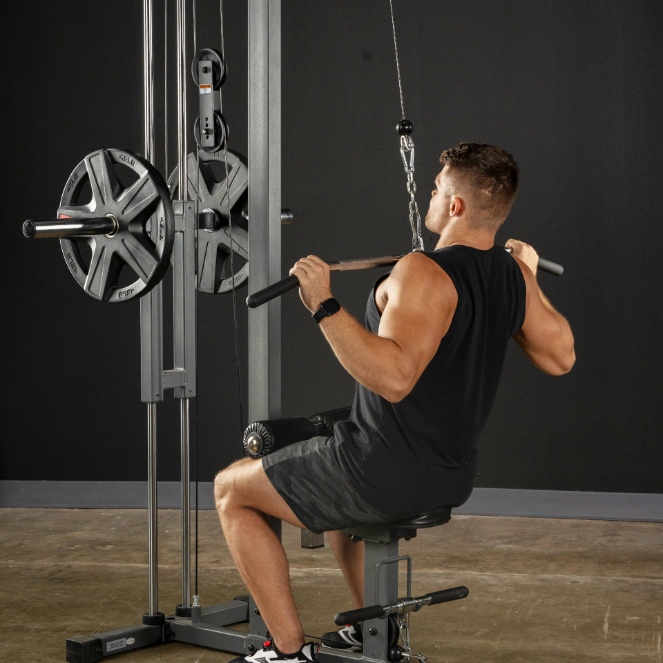 Lat Pull-Down Machine with Low-Row